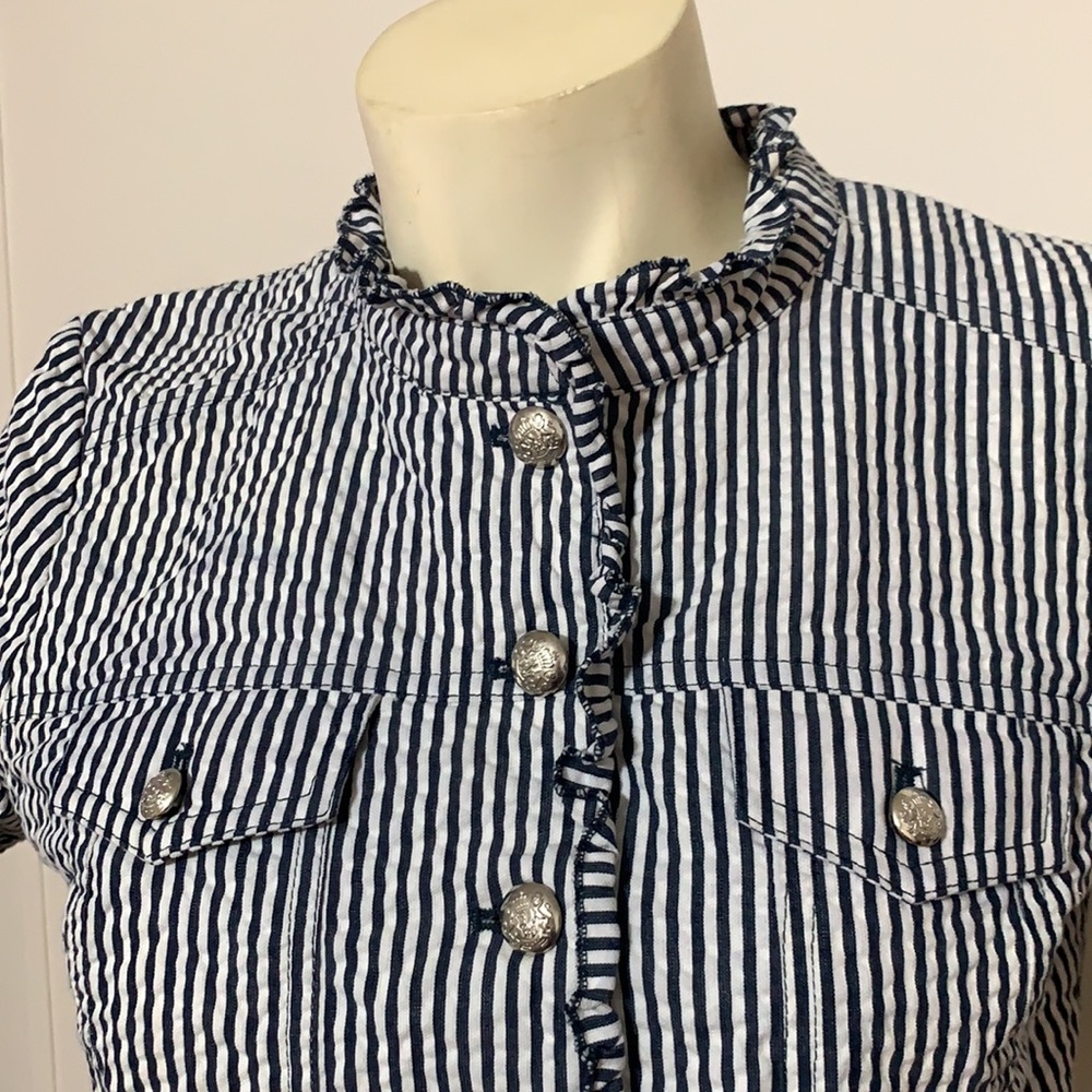 SANDRO Striped Jacket - Picture 4 of 9
